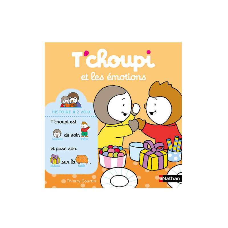 Livre T'choupi et les émotions - Nathan Jeunesse