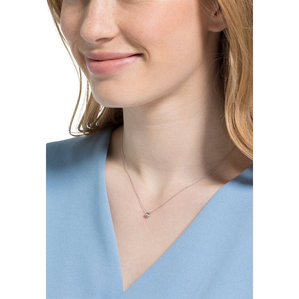Valeria Chaînette 375 Or blanc collier
