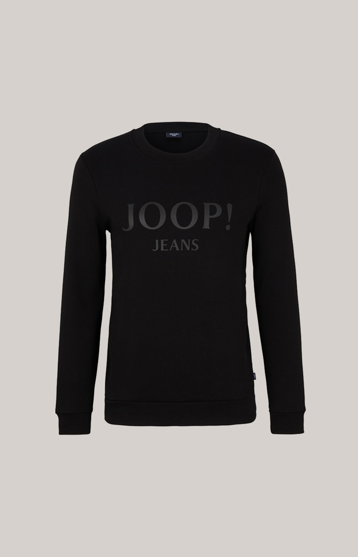 Sweatshirt Alfred in Schwarz