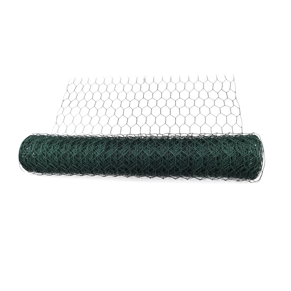 Powertec Garden HC Home & Living Drahtgitter PVC-ummantelt, HEXAGONAL, 2er Set ca. 5 x 0,5 m