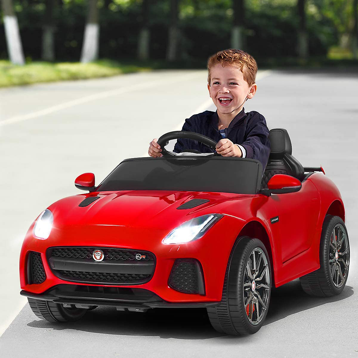 Elektroauto Jaguar mit Fernbedienung & Musik