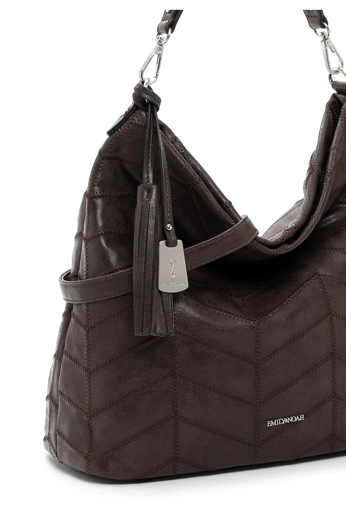 Emily & Noah  Handtasche - Braun - Unifarben