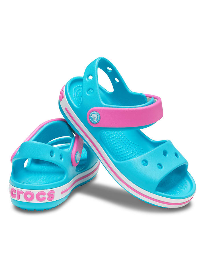 Crocs Sandalen in Hellblau günstig kaufen