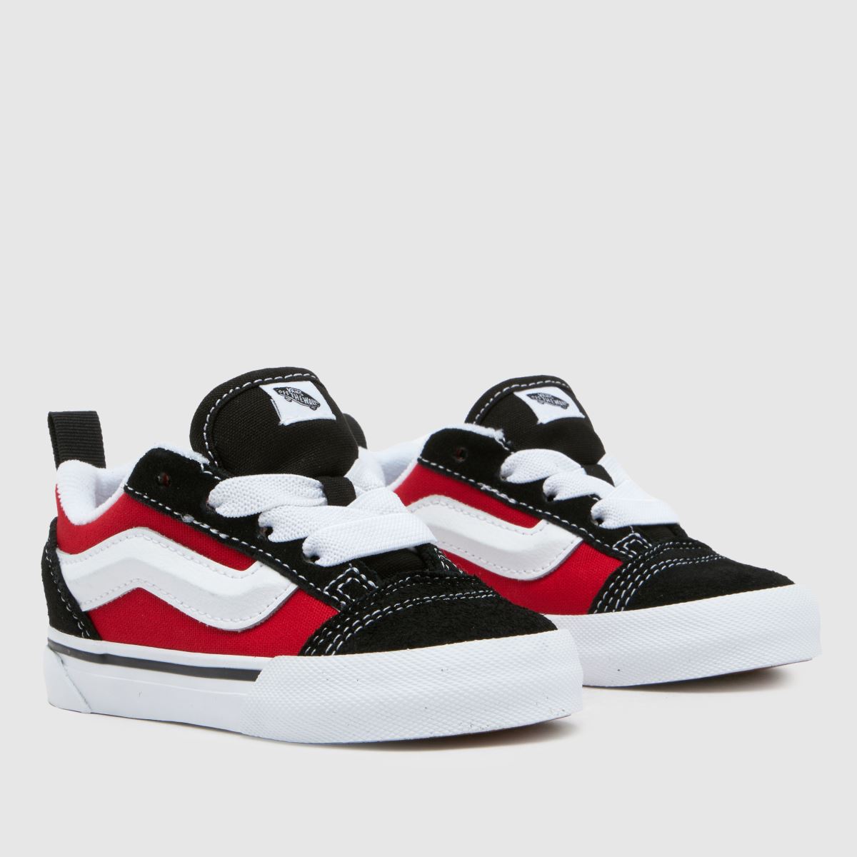 Vans svarta & röda knu skool pojkar småbarn småbarn