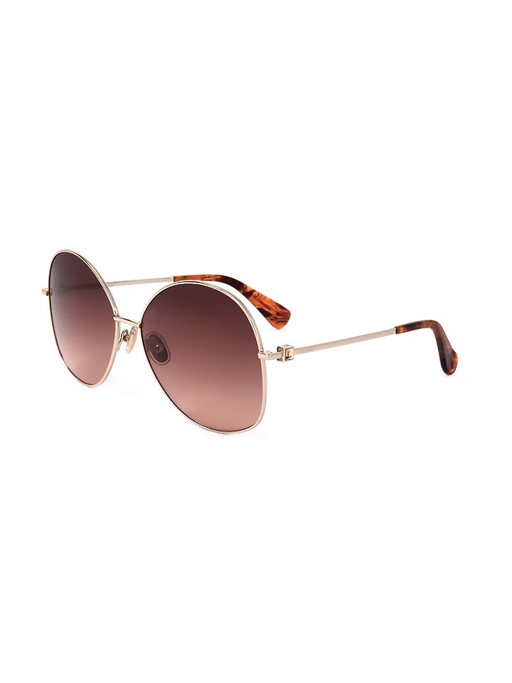 MaxMara Damen-Sonnenbrille in Gold/ Braun günstig kaufen 60