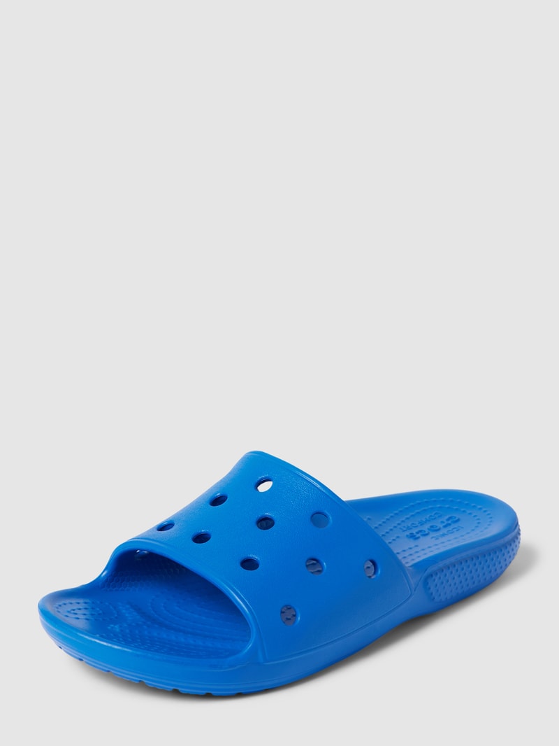 Slides mit Schaumpolster Modell 'Classic' in blau