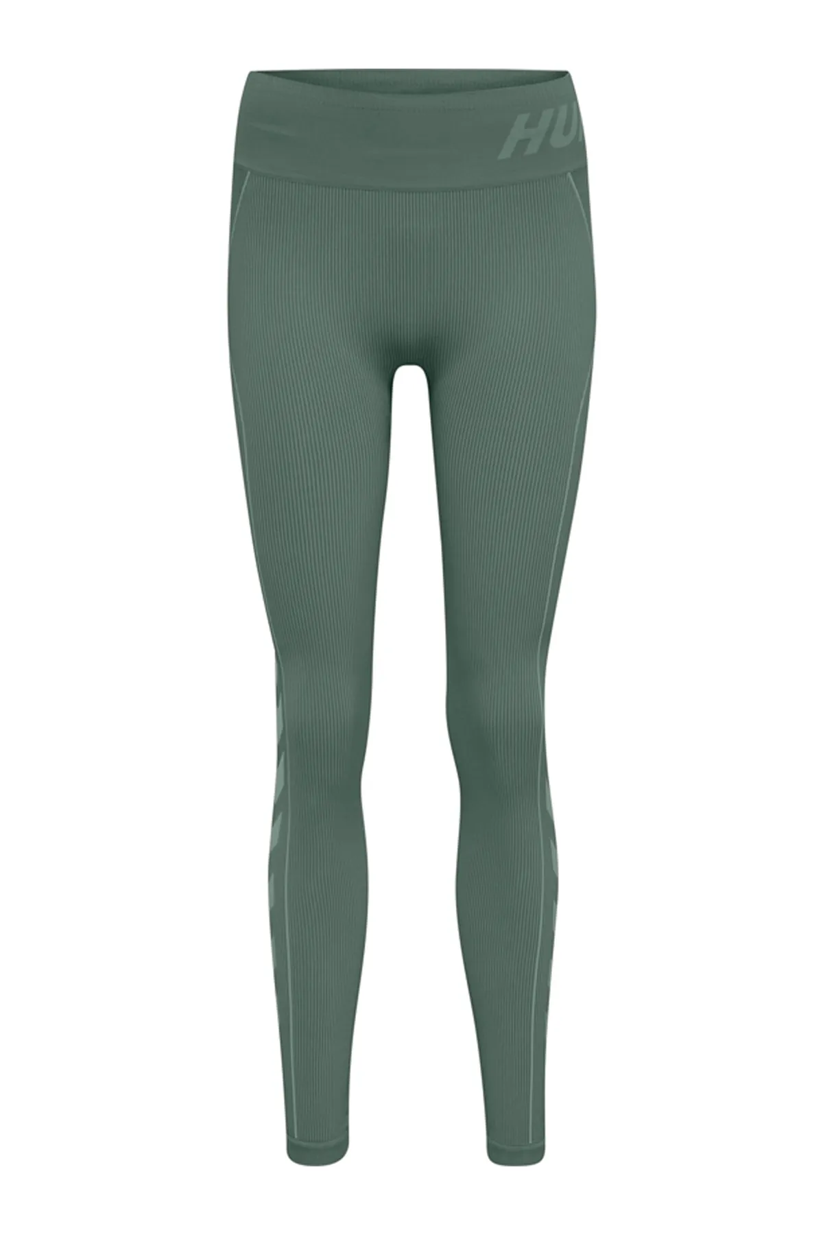 hummel  Sport-Leggings - Grün - Mittlerer Bund