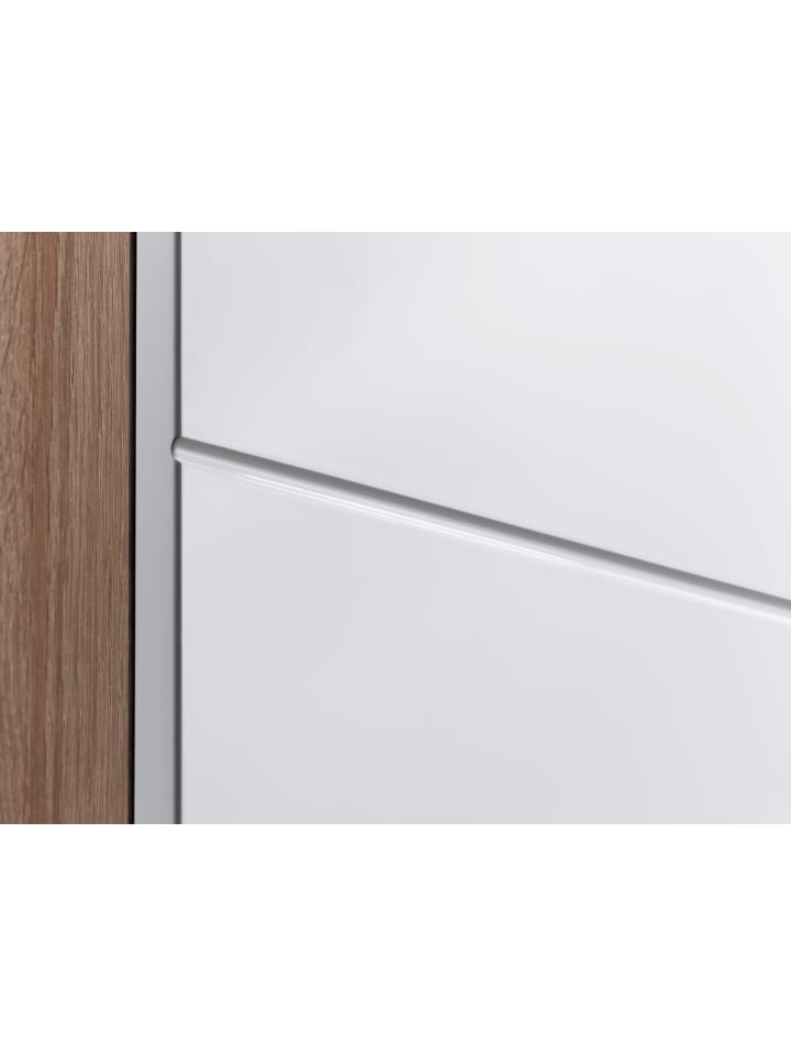 byLiving Waschbeckenunterschrank NEBRASKA in Sonoma Eiche / Weiß - (B) 80 x (H) 59 x (T) 31,5 cm günstig kaufen onesize