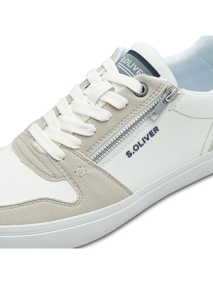 s.Oliver Sneakers in Weiß/ Beige günstig kaufen