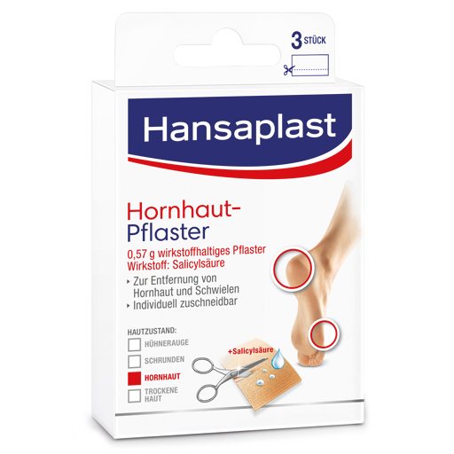 HANSAPLAST Hornhautpflaster  3 St  Pflaster
