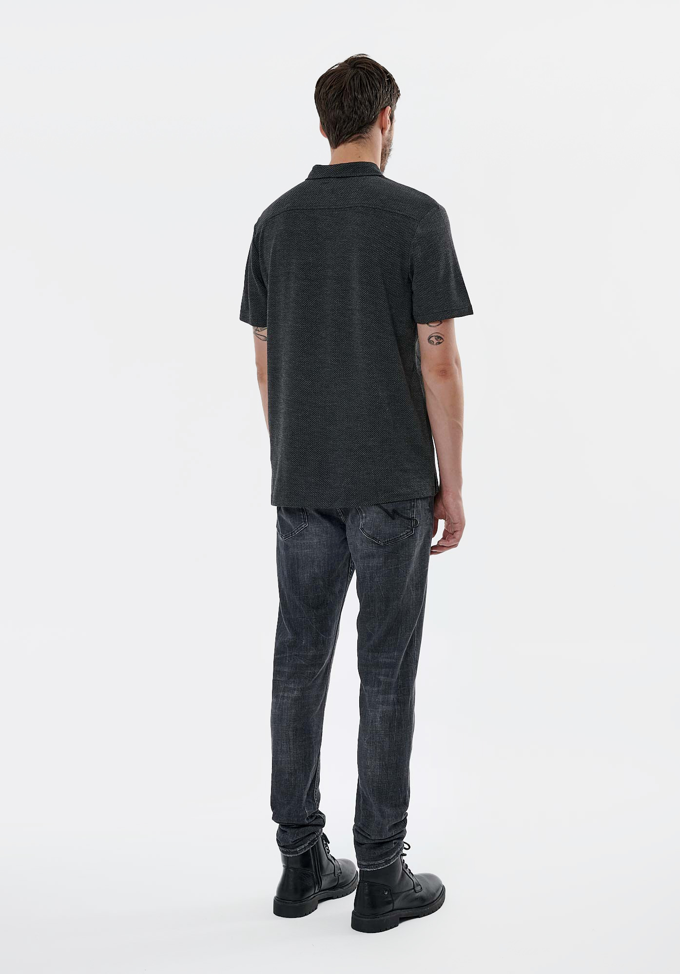 TOBIA  Polo noir homme