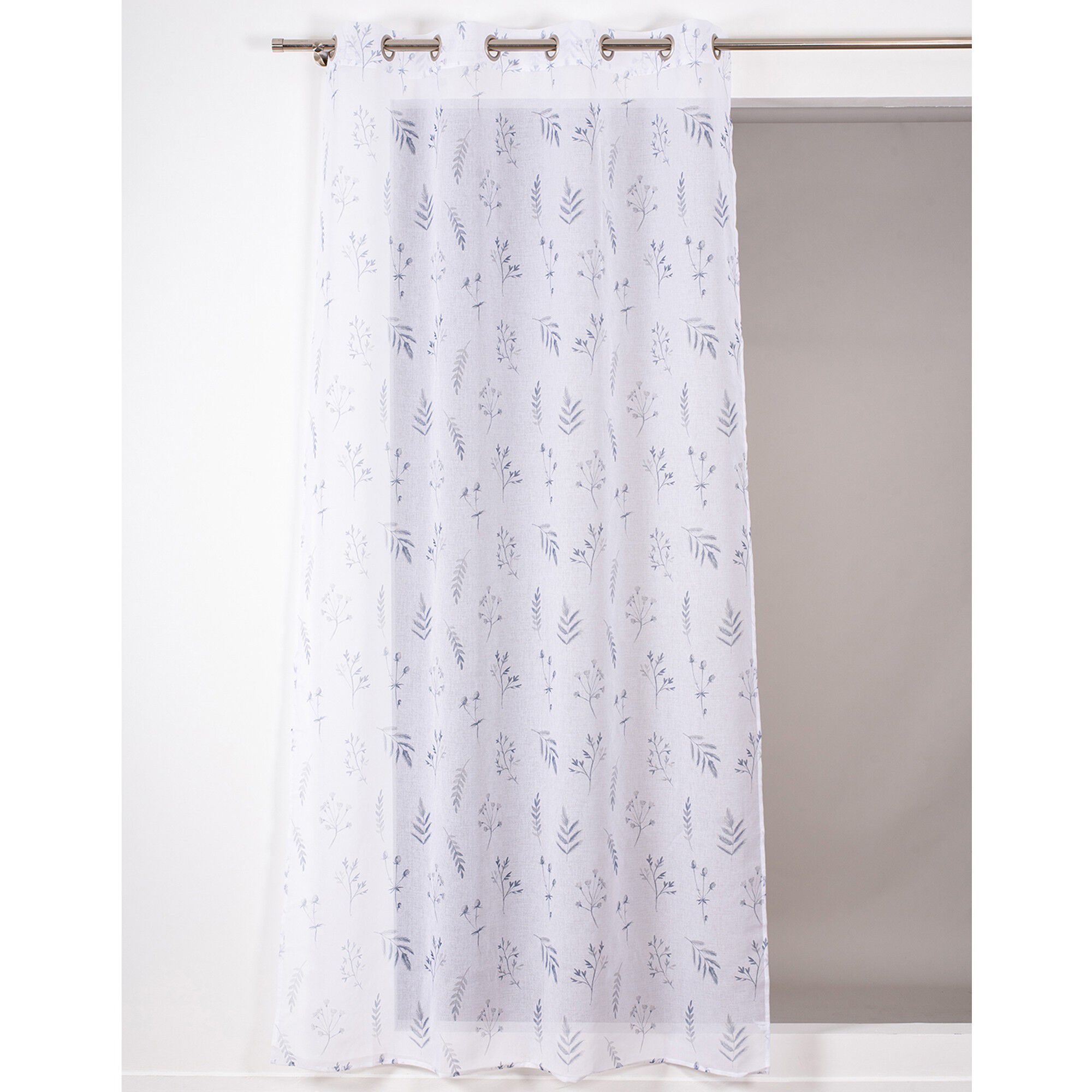 Panneau voile imprimé Herbacé finition oeillets