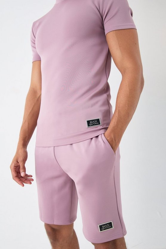 Muscle-Fit Scuba T-Shirt & Shorts