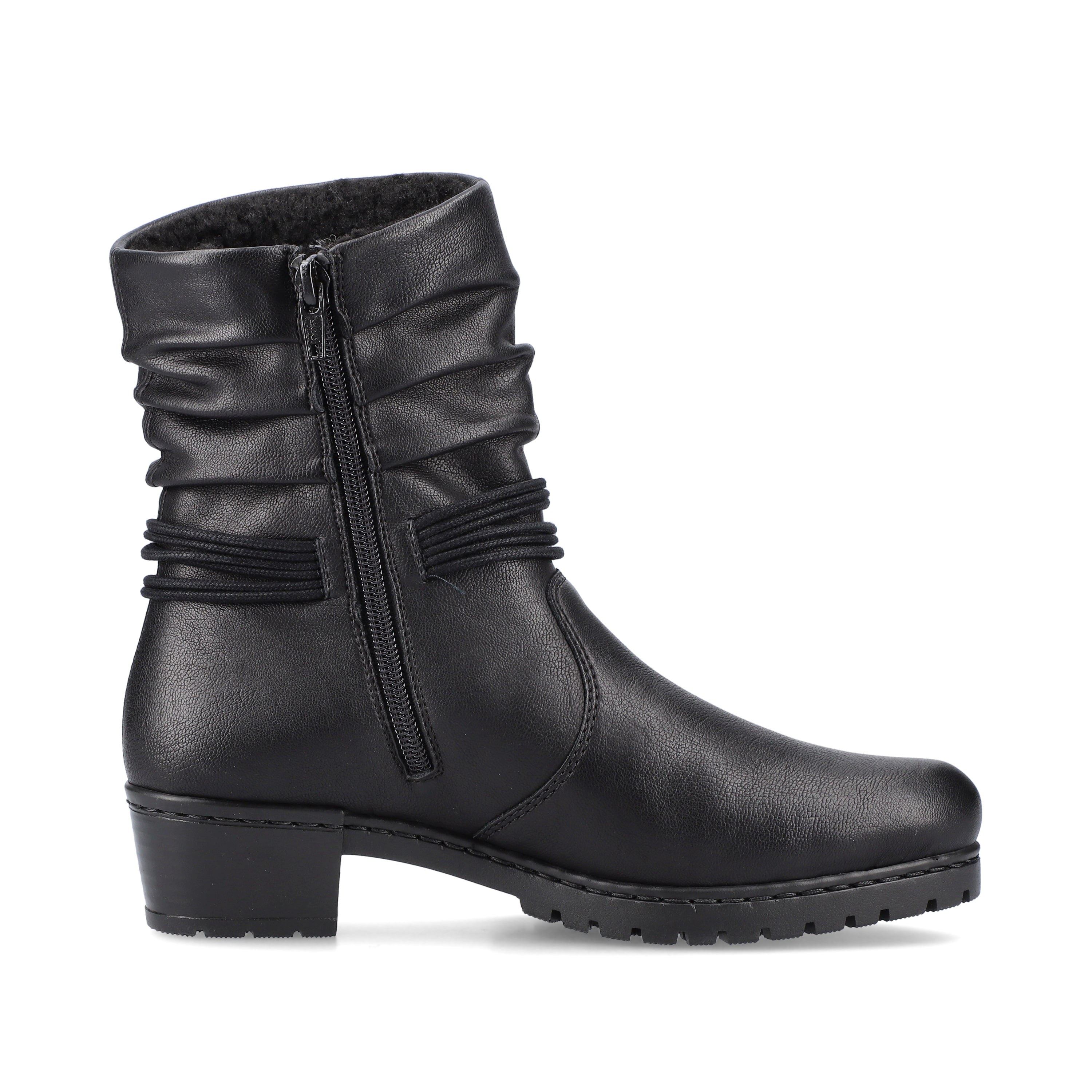 Rieker Damen Stiefeletten tiefschwarz