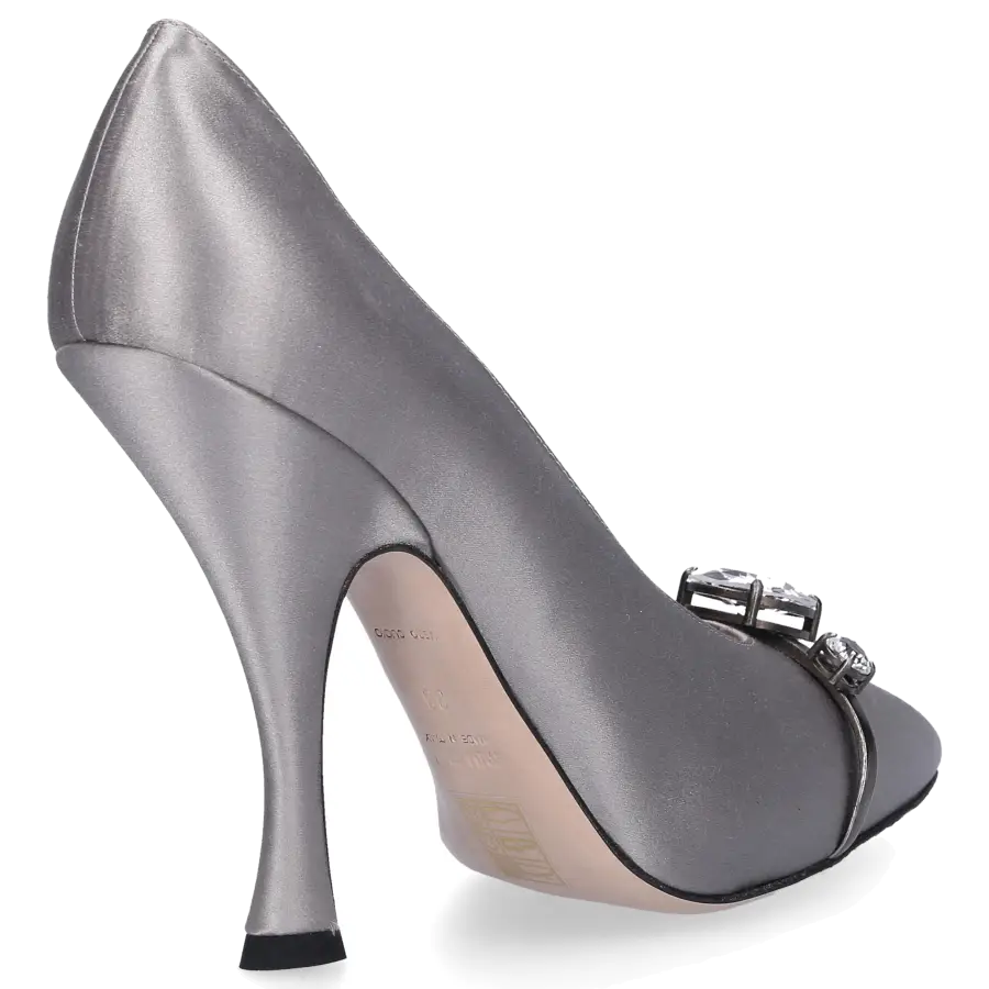 Miu Miu - Pumps Satin - grau