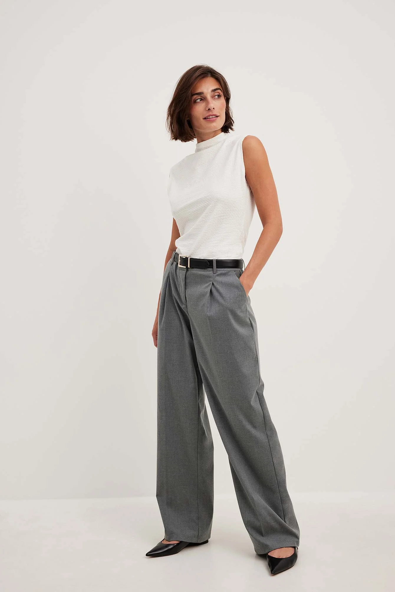 Strukturiertes Jersey-Top