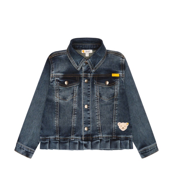 Jeansjacke, dunkelblau für Mädchen