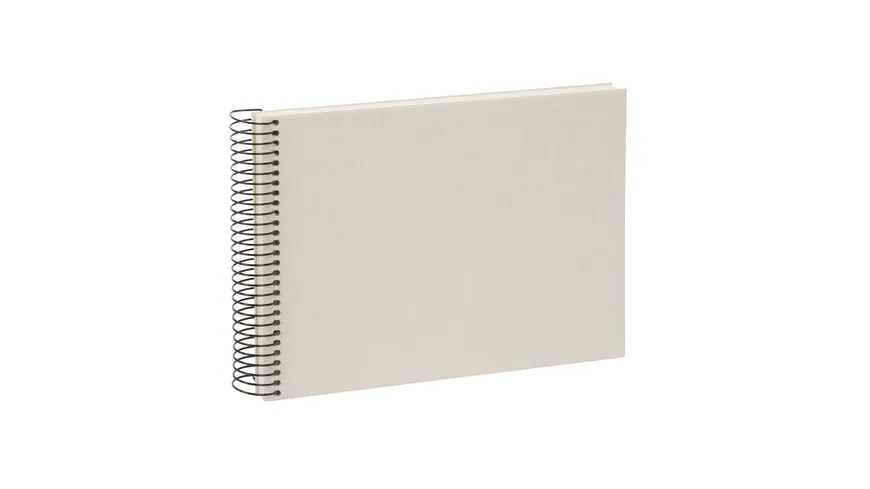 goldbuch Spiralalbum Bella Vista sandgrau 24x17 cm mit 40 weiße Seiten