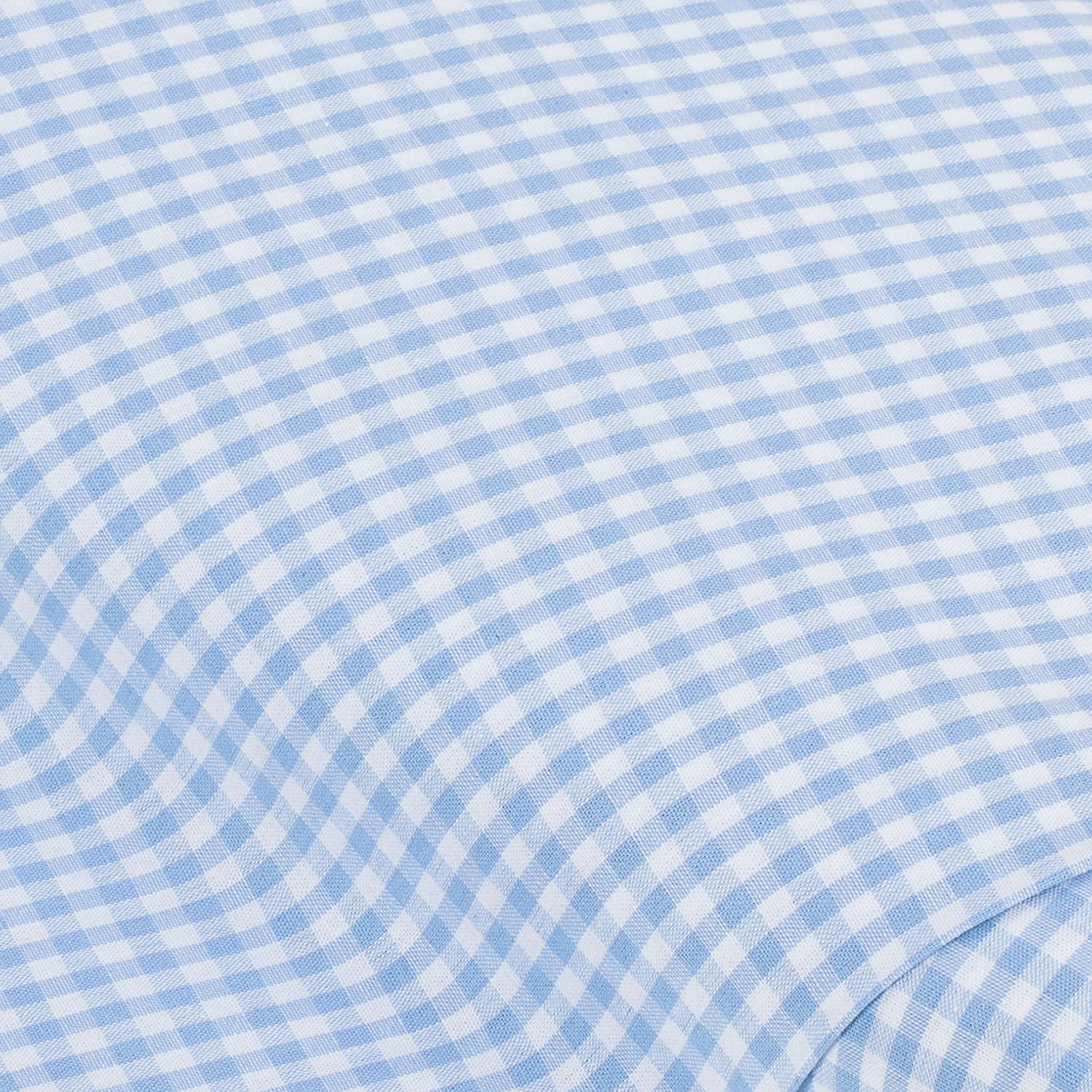 Buntgewebtes Vichykaro 5 x 5 mm, hellblau/weiß