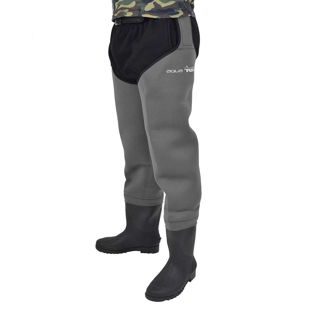 Aquatrekk Luxe Neoprene Thigh High Boots + Boots with Lugged Soles
