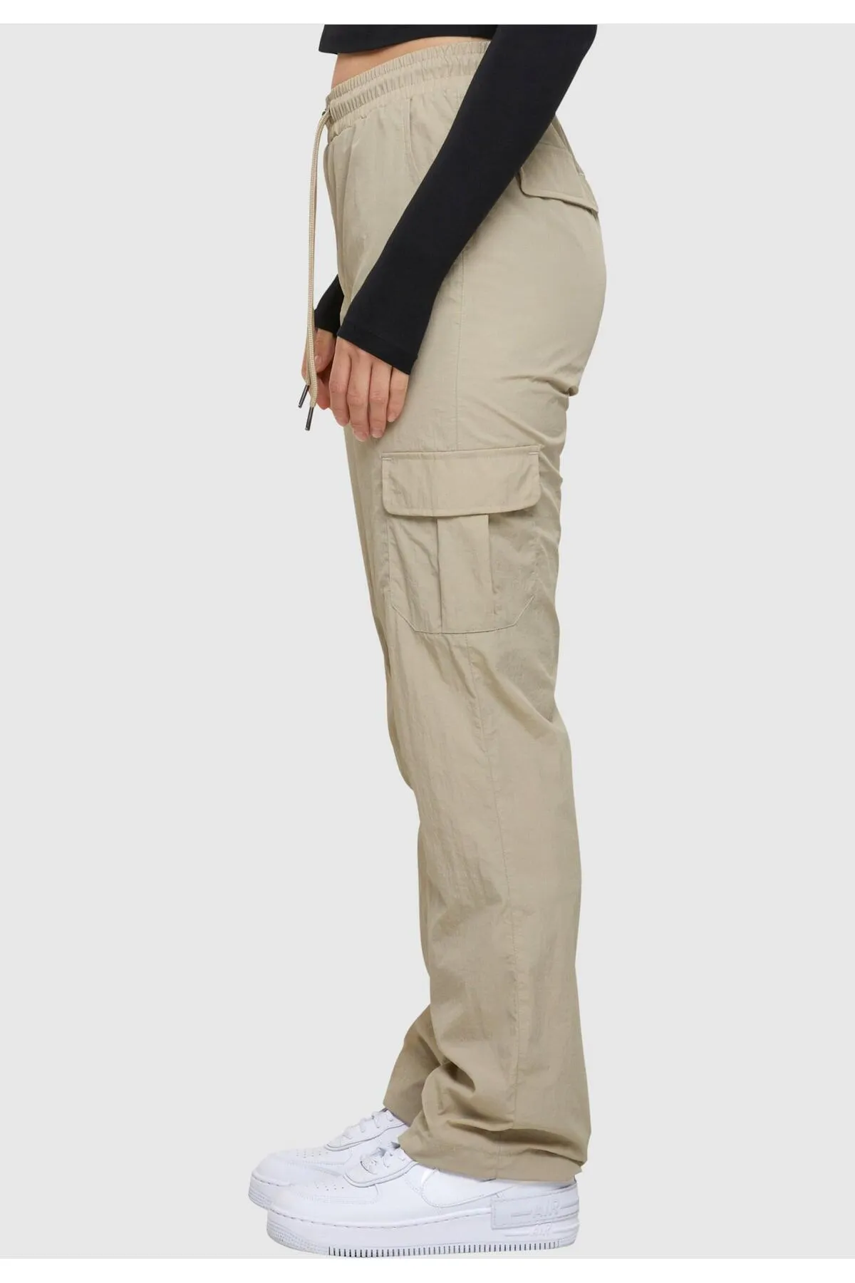 Urban Classics  Damen Cargohose aus Nylon