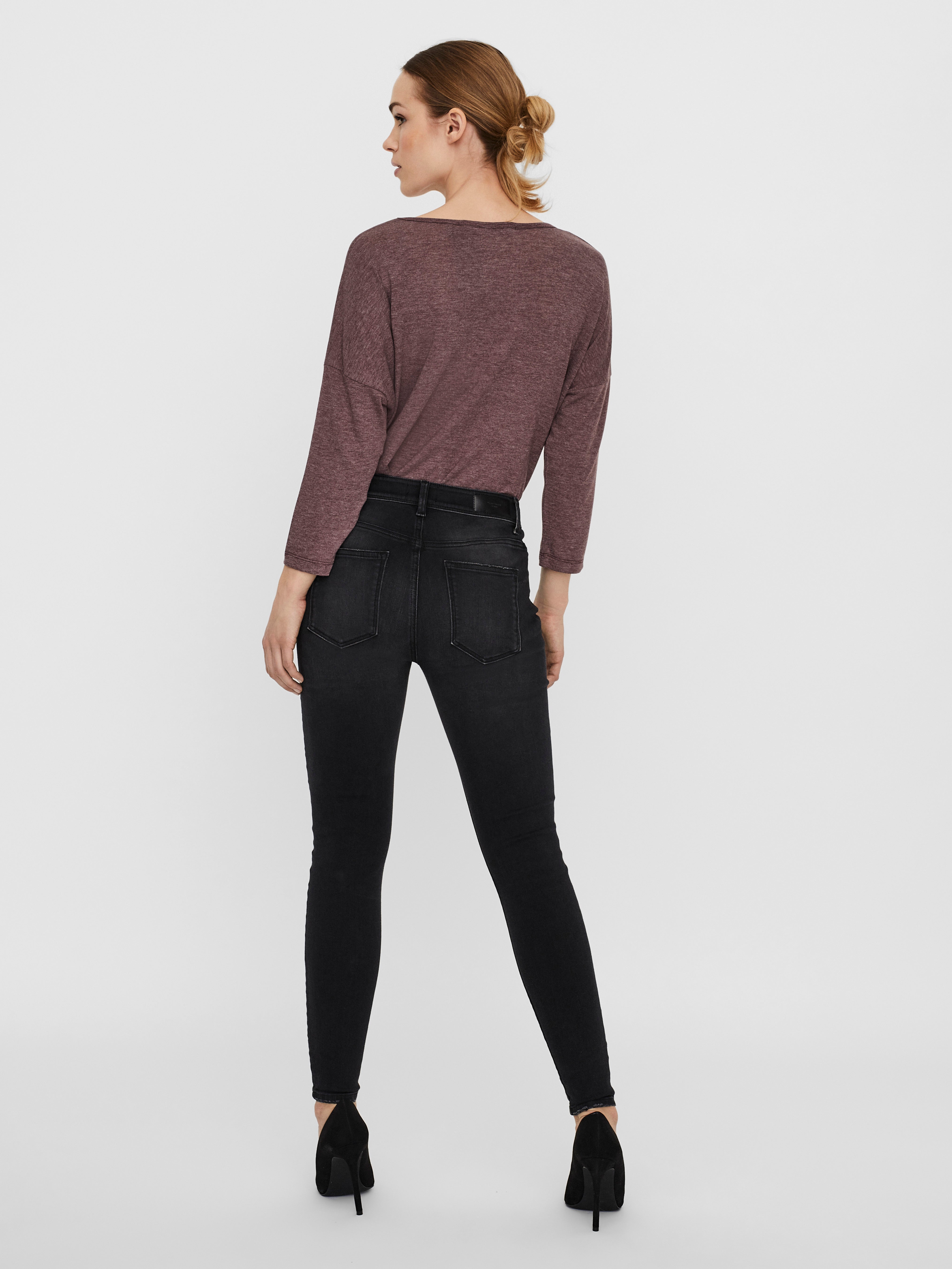 VMPEACH Mid Rise Skinny Fit Jeans