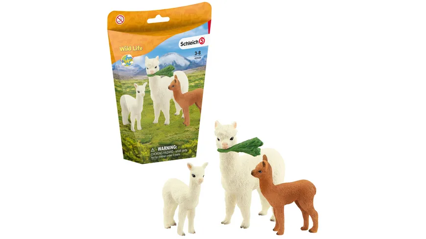 Schleich 42544 - Wild Life - Alpakafamilie
