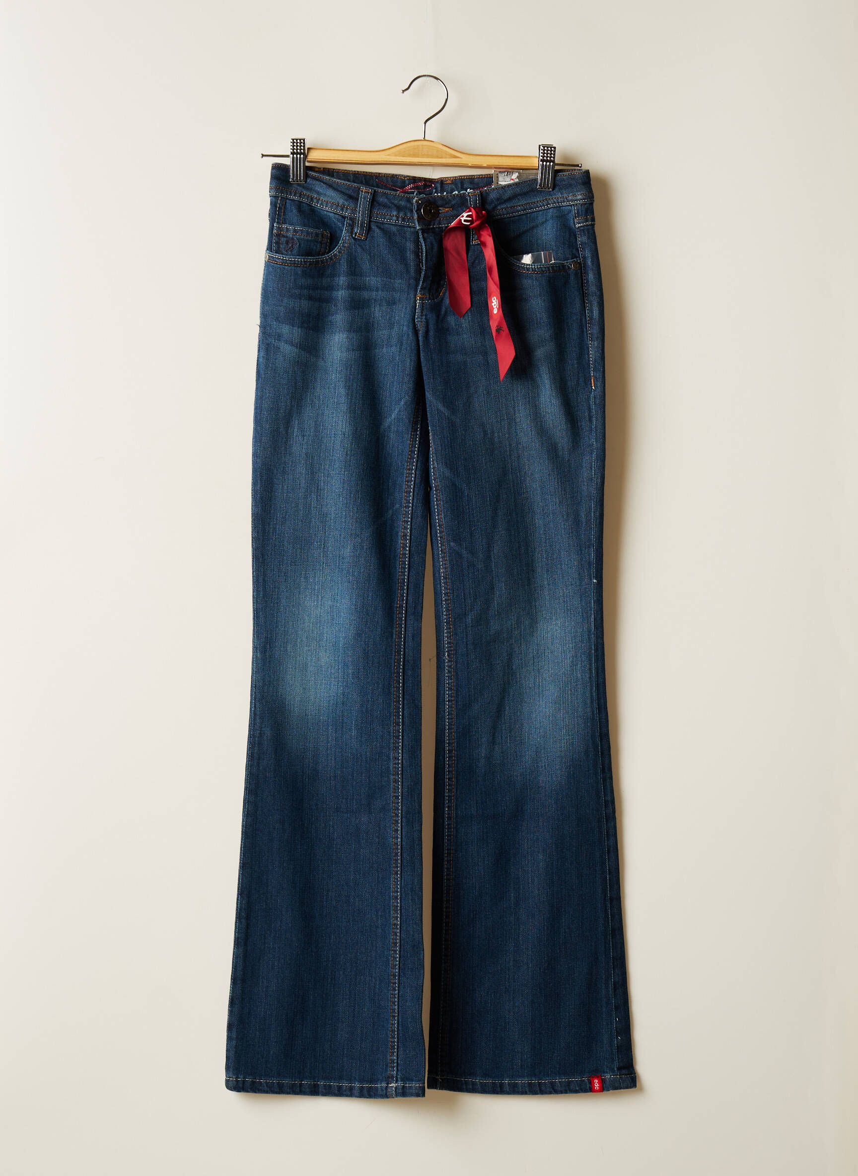 Edc By Esprit Jean Flare Femme couleur bleu