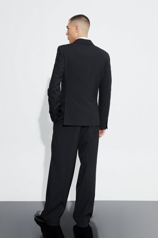Skinny zweireihige Anzugjacke