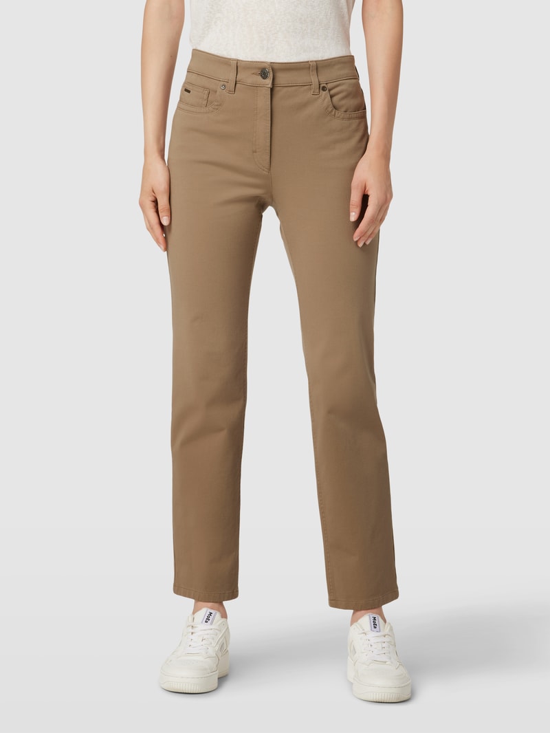 Jeans im 5-Pocket-Design Modell 'CORA' in beige