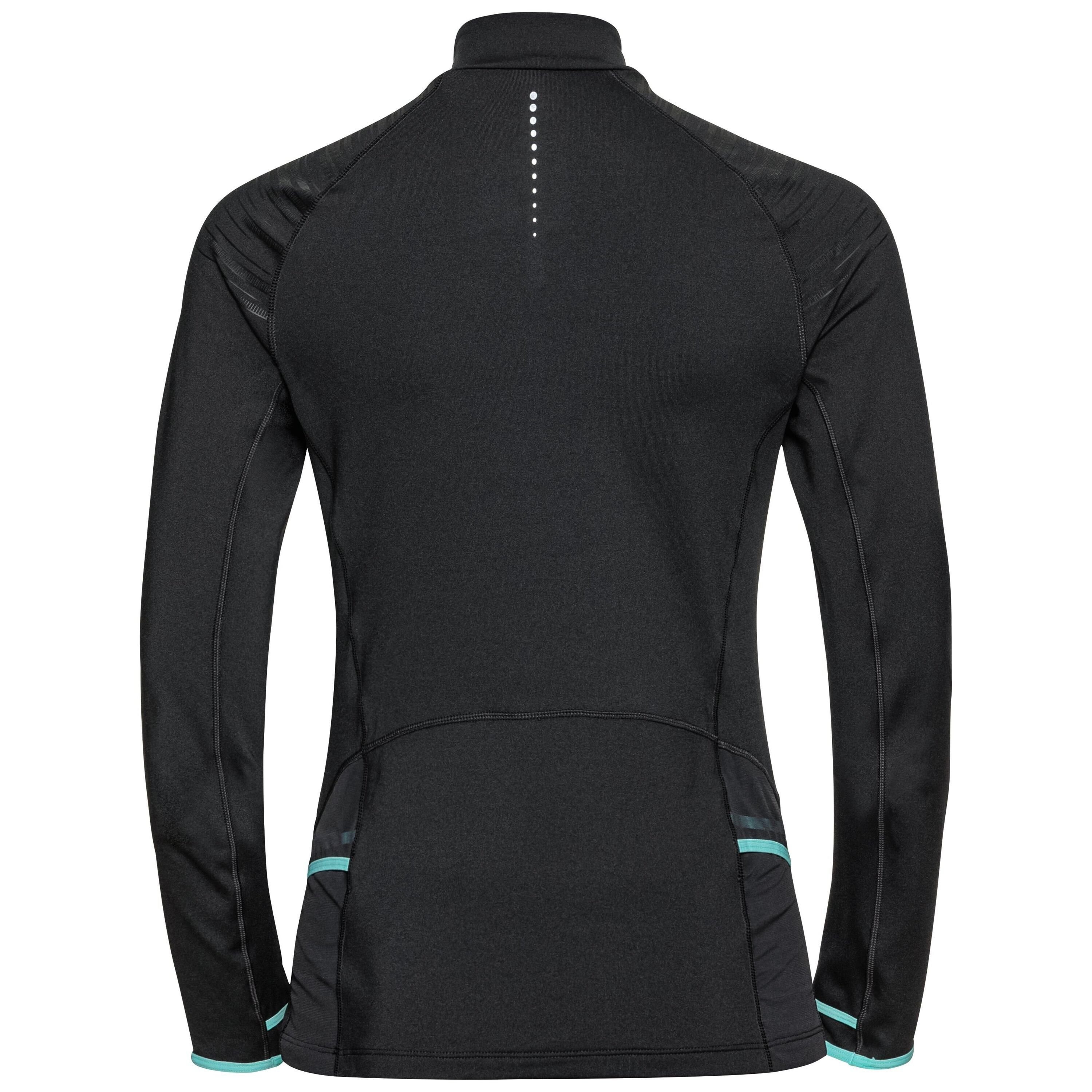 Odlo Strickfleece-Pullover Damen X-Alp Ceramiwarm Mid Layer mit Halbreiẞverschluss