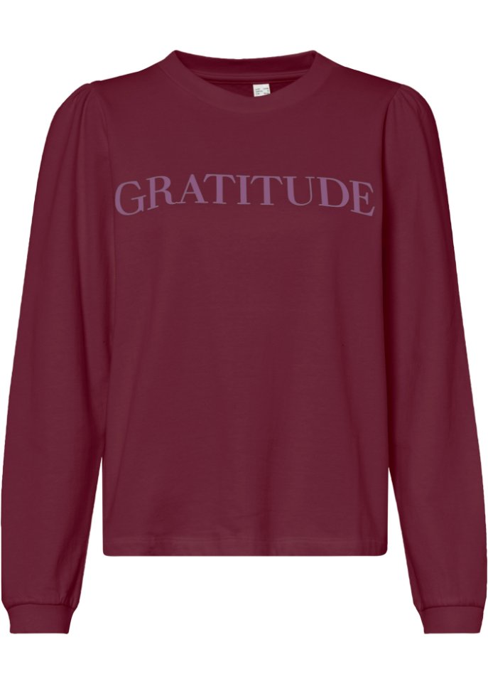 Sweatshirt mit Puffärmel