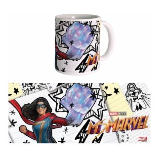 Marvel Tasse Ms. Marvel Tasse Doodles