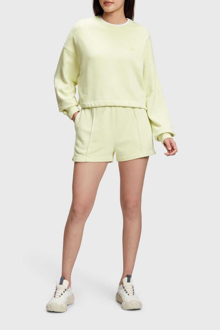 Cropped Sweatshirt mit Delfin-Patch