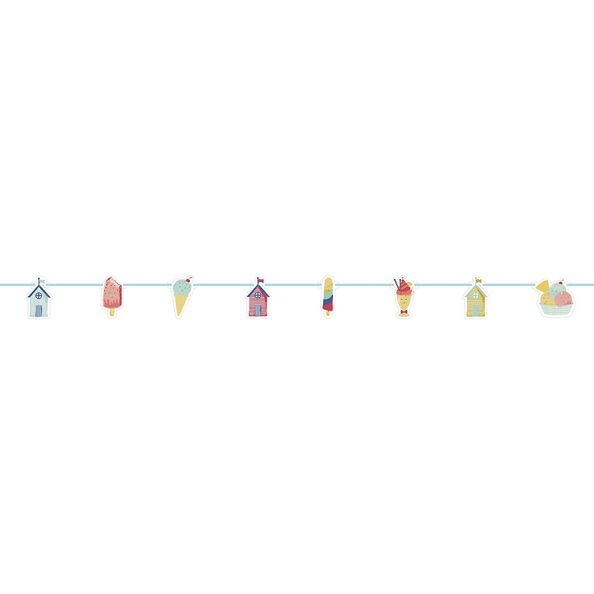 Girlande Banner Ice Cream, 2,3 m