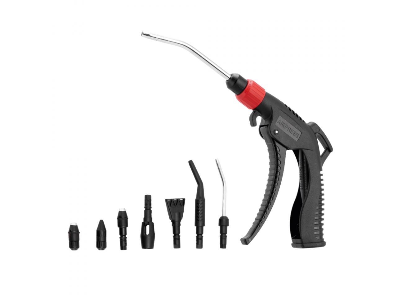 Pistolet à souffler Airpress 45029 avec 7 buses