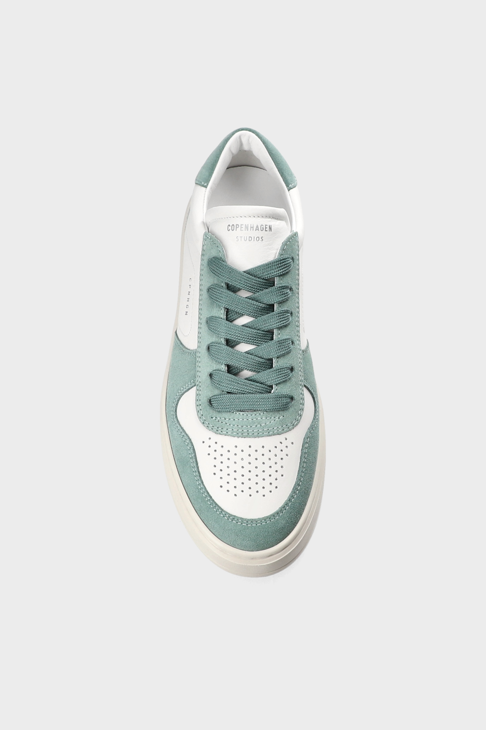 CPH77 leather mix white/sage