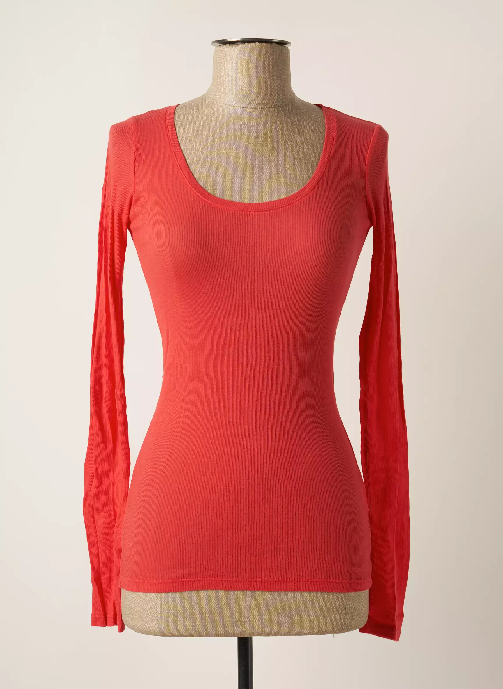 American Vintage Tshirts Femme couleur rouge