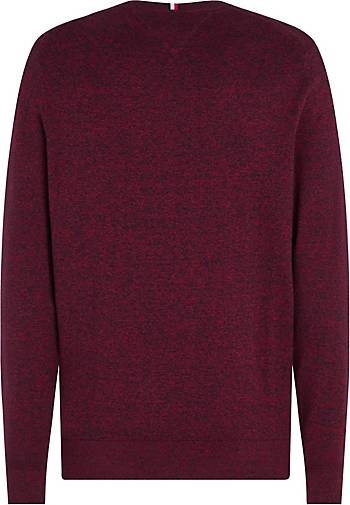 TOMMY HILFIGER Herren Strickpullover Rundhals Baumwolle/Kaschmir Regular Fit
