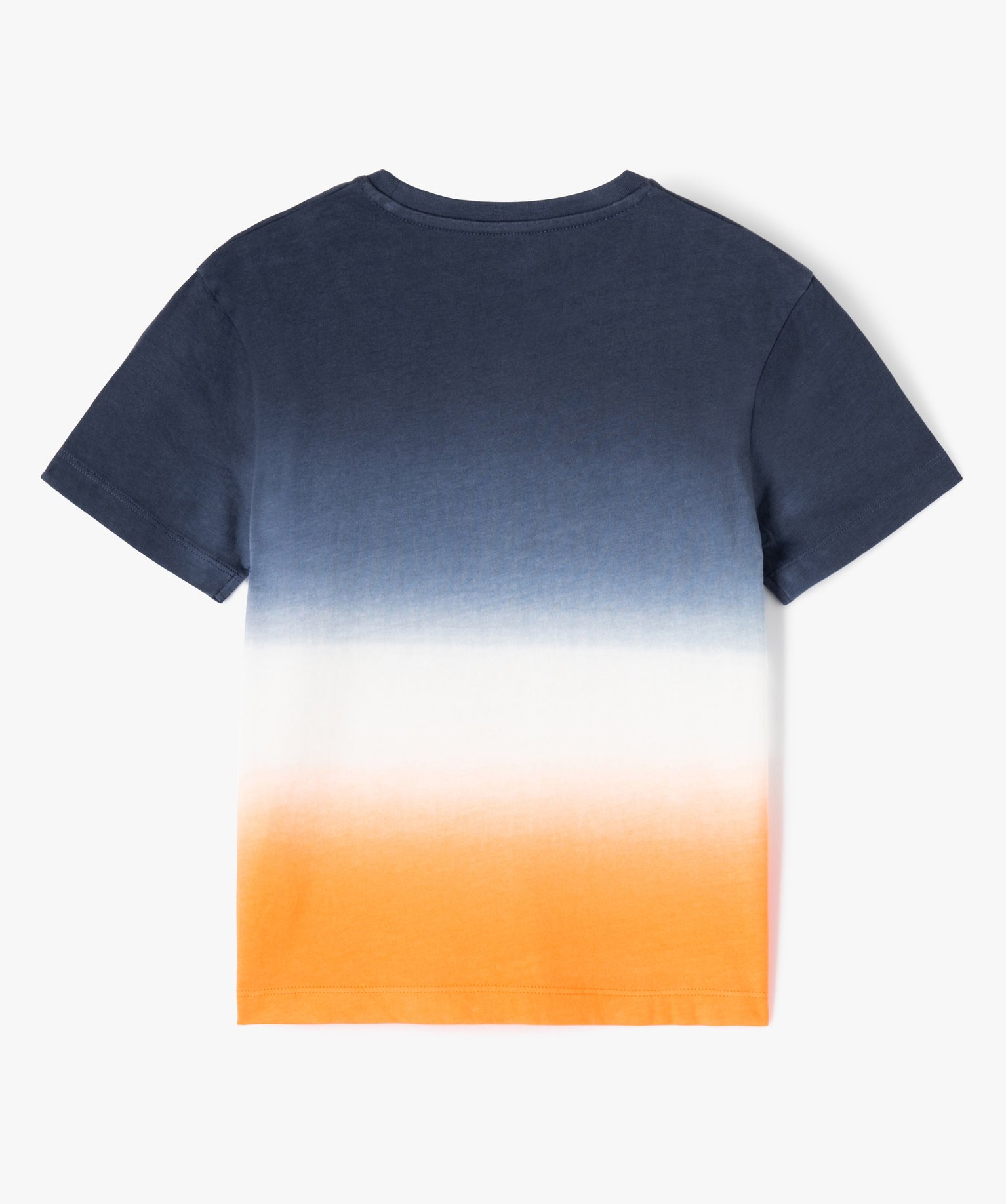 Tee-shirt à manches courtes effet tie and dye Garçon marine | GEMO