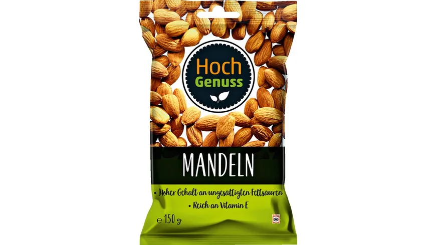 Hochgenuss Mandeln natur 150 g