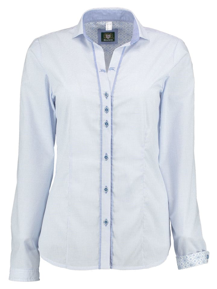 OS-Trachten Trachtenbluse Jadde in hellblau/bleu günstig kaufen 34