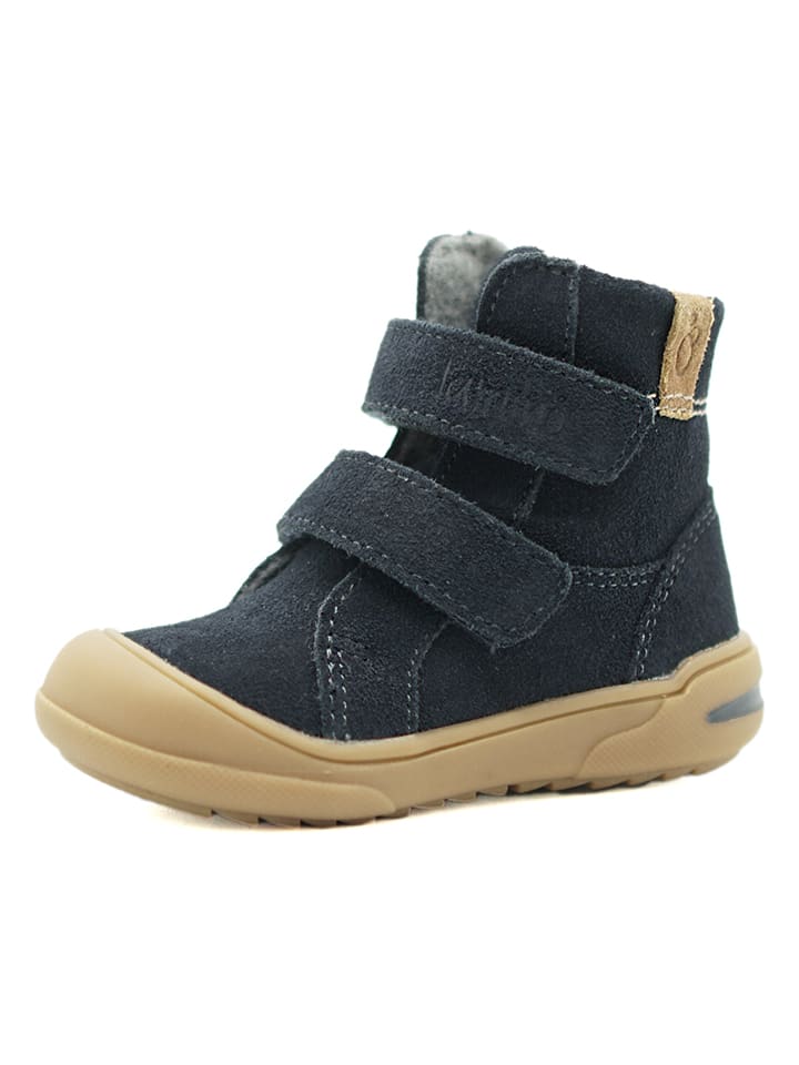 lamino Leder-Boots in Dunkelblau günstig kaufen