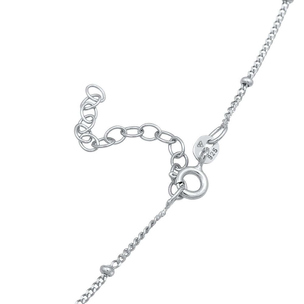 Elli Elli Ensemble de Bijoux Femmes demi-lune Astro Étincelant Set Pendentif d'oreille Bijoux