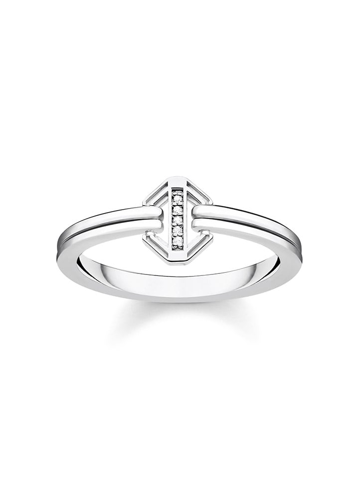 Thomas Sabo Silber-Ring mit Diamant günstig kaufen 52