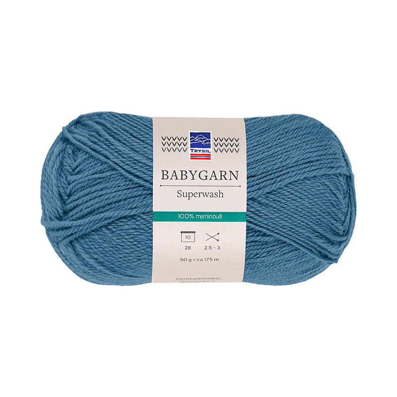 Trysil Babygarn mørk denim