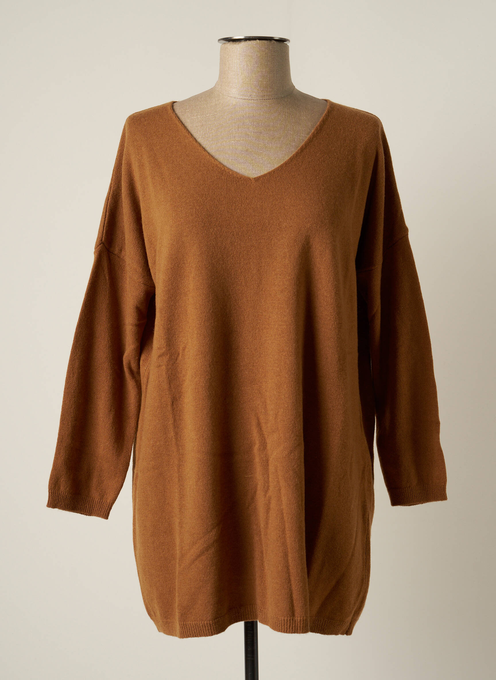 Edas Robes Pulls Femme couleur marron