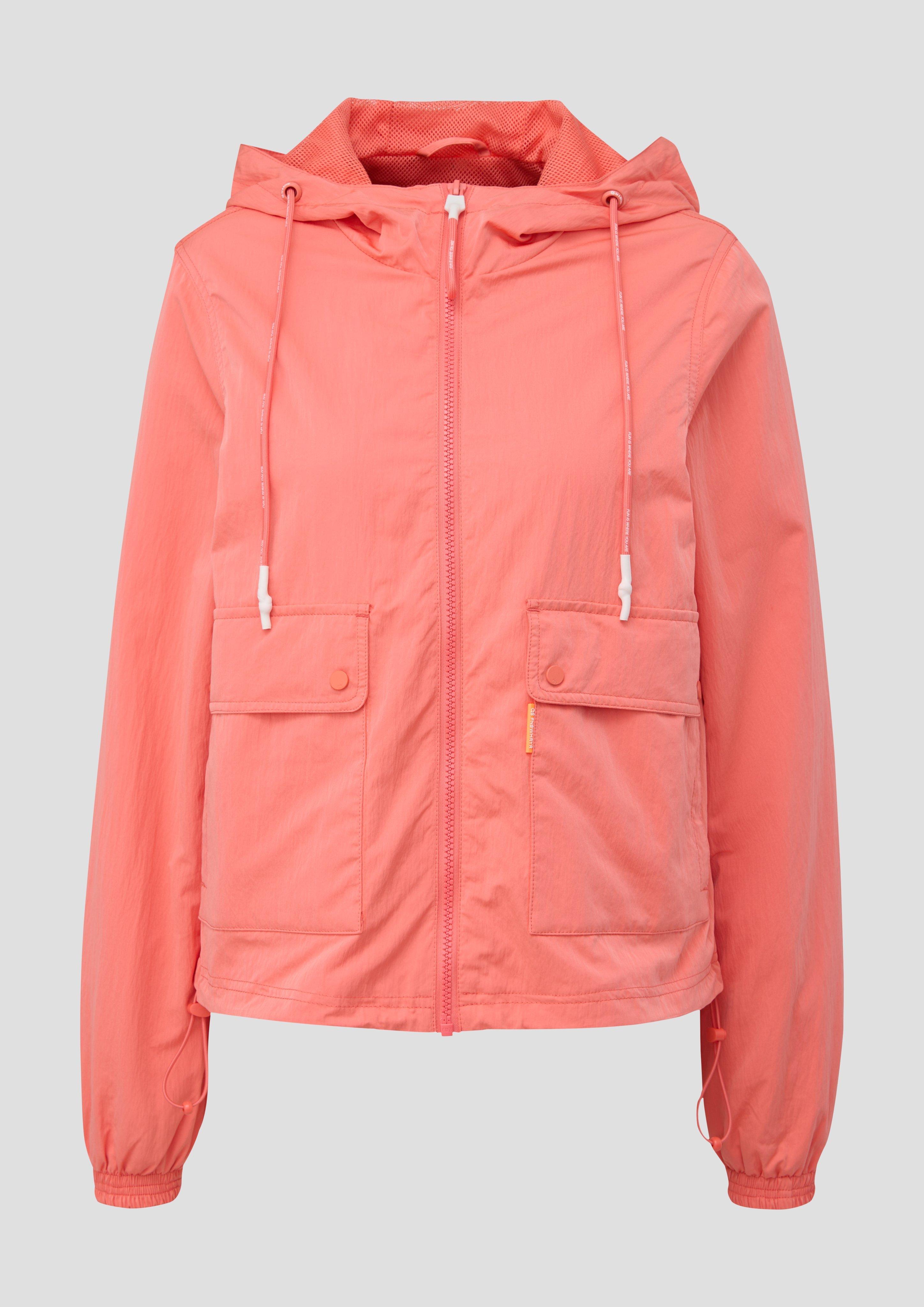 Kapuzenjacke mit Crinkle-Struktur  2140321-2347