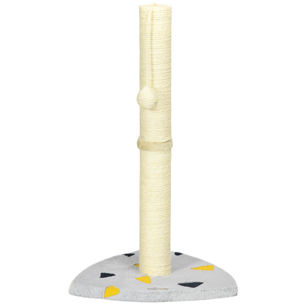 PawHut Kratzbaum, 62 cm, Kratzstamm für Katzen mit Kratzball, Katzenkratzbaum