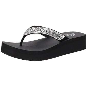 Skechers Vinyasa Wild Daisies in schwarz
